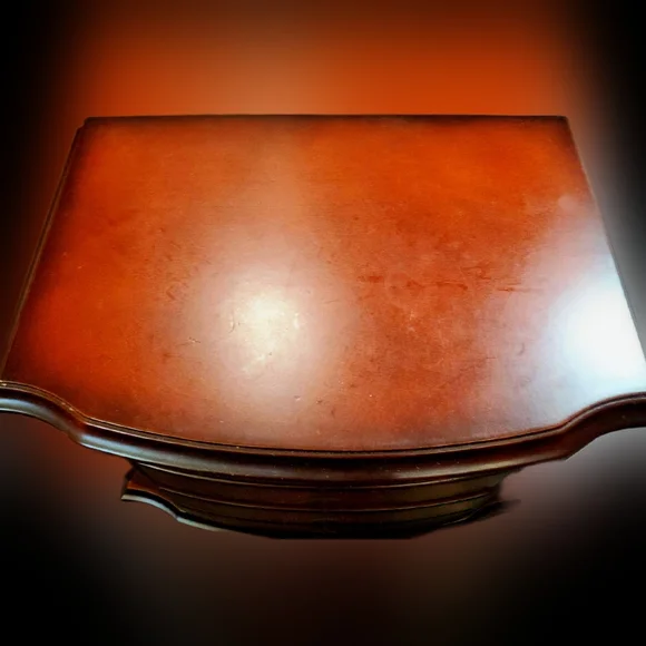 Vintage Bombay Company Mahogany Jewelry Chest - Picture 6 of 7